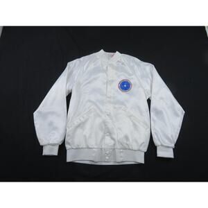 White Sands Missile Range Bomber White Jacket Sz M 1980s